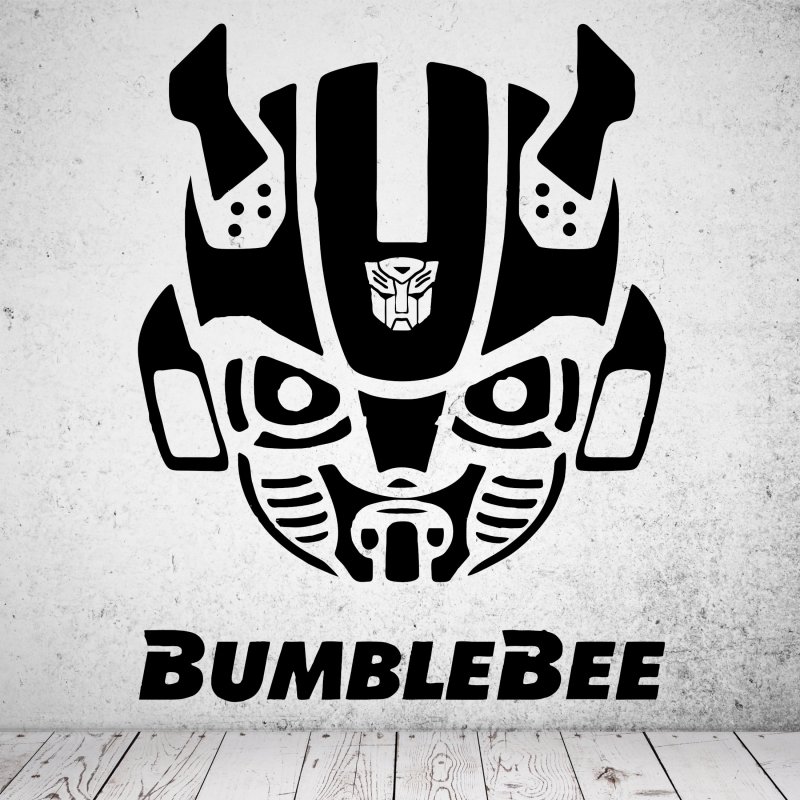 Preview: 46162 Transformers Bumblebee Wandaufkleber